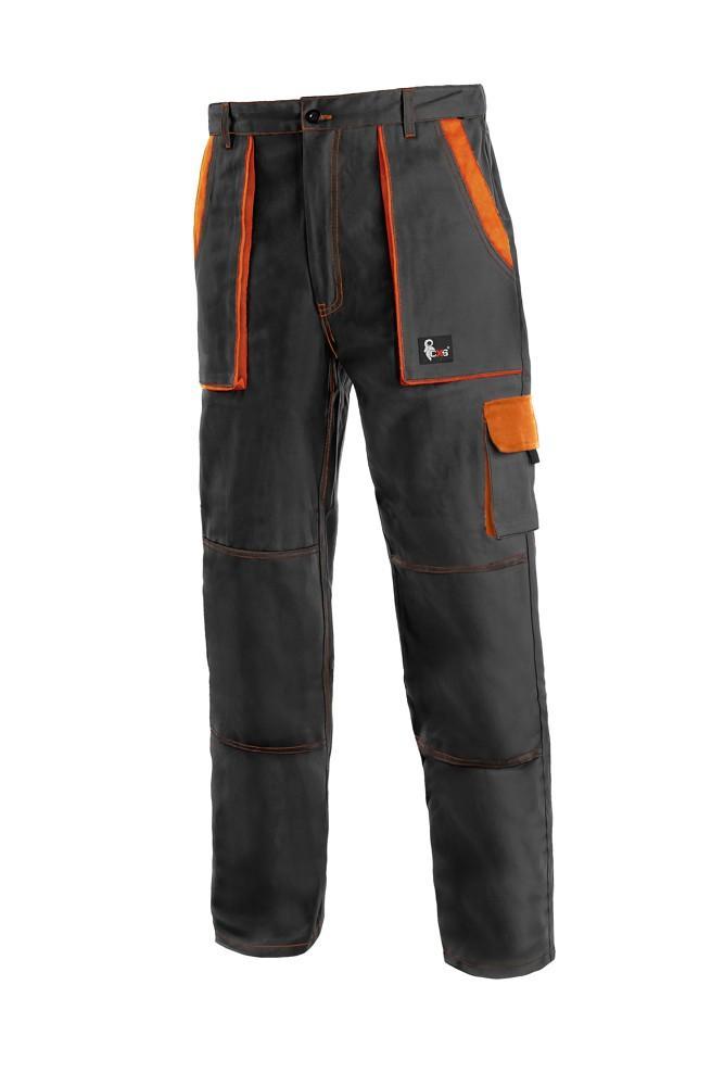 CXS kalhoty LUXY JOSEF, pánské, černo-oranžové vel. 48