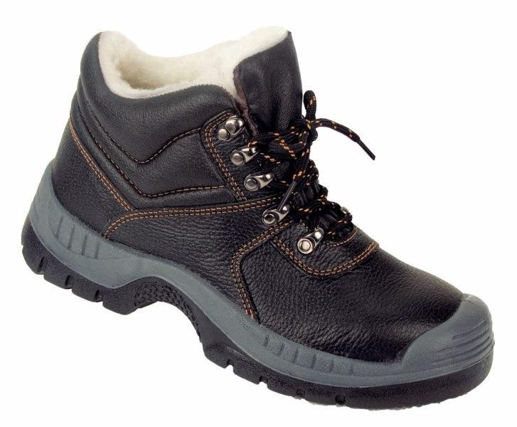 CXS obuv kotníková STONE APATIT WINTER S3, zimní, kožená, s ocel.špicí, černá vel. 38