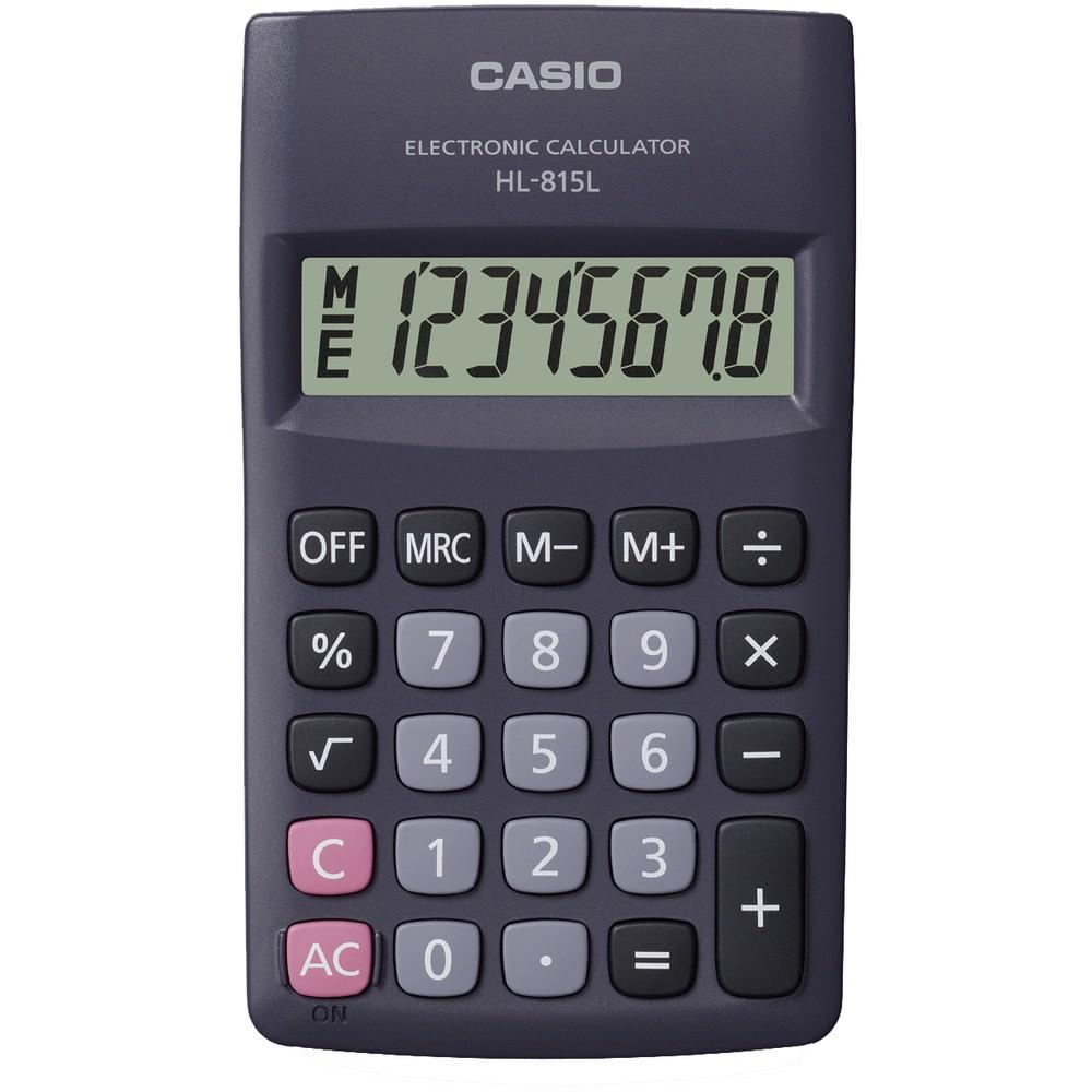 Casio kalkulačka HL 815 L kapesní / 8 míst černá