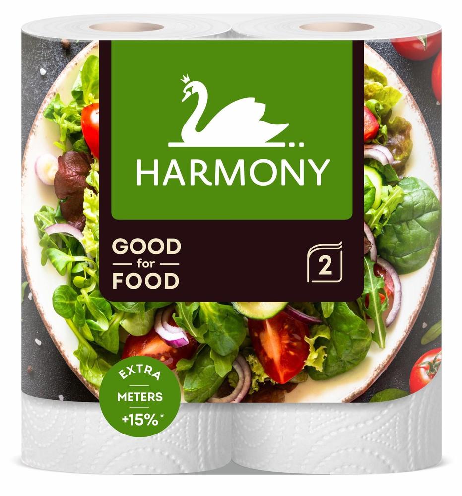 Harmony papírová utěrka v roli Good For Food XL 2-vrstvá, 2 x 19 m / 2 ks