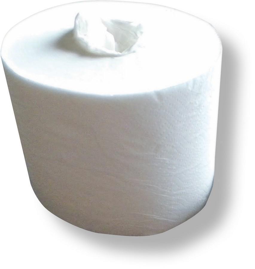 Ručník v roli 20cm/55m / 2ks MIDI celuloza, 2-vrstvý, s vytrhávací dutinkou
