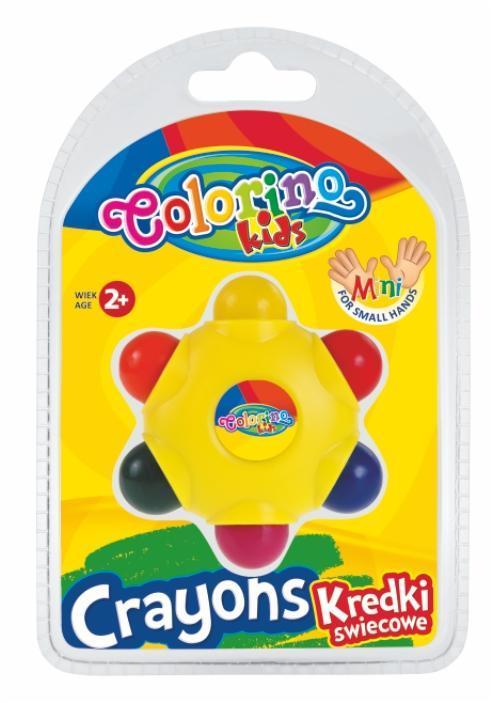 Colorino pastelky voskové STAR 6 barev Kids 2+