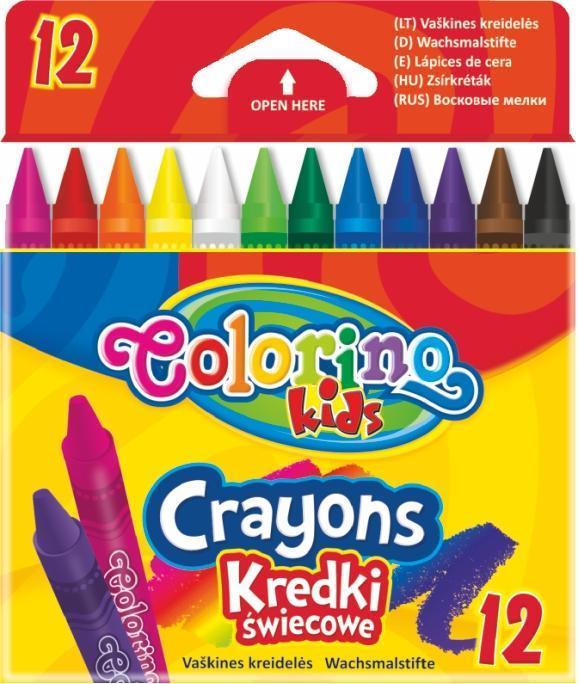 Colorino pastelky voskové 12 barev