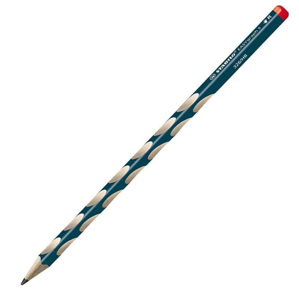 Tužka grafitová STABILO EASYgraph tenká pro praváky petrolejová