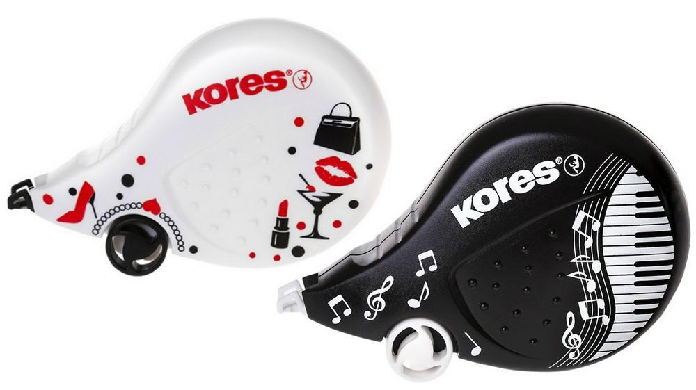 Kores opravný roller Scooter 4,2 mm x 8 m Black & White