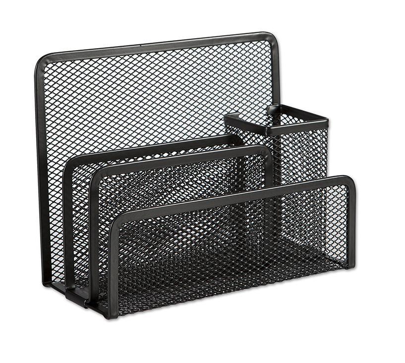 CONCORDE drátěný program organizér na dopisy tužky černý