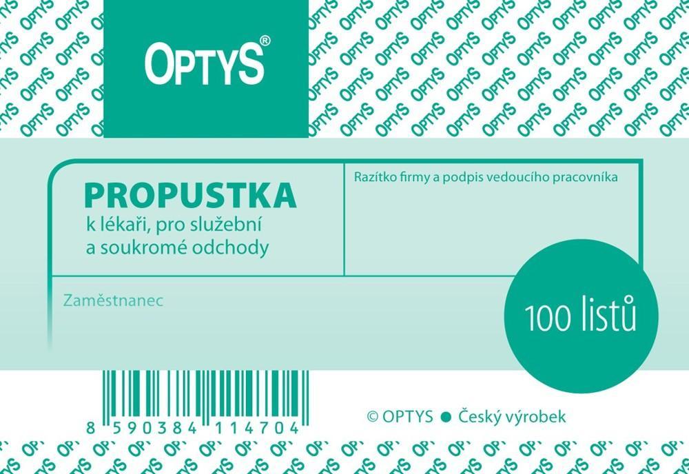 Propustka A7 100 l.