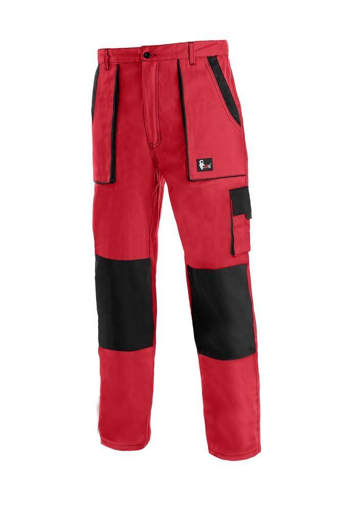 CXS kalhoty LUXY JOSEF, pánské, červeno-černé vel. 68