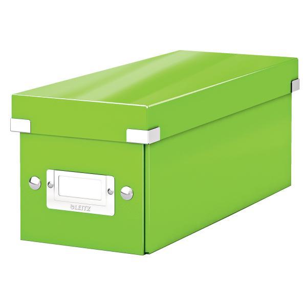 Leitz krabice CLICK & STORE WOW na CD, zelená