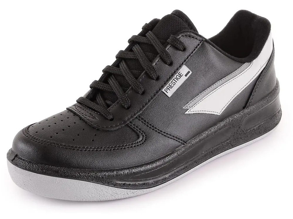 CXS obuv polobotka PRESTIGE, kožená, černá vel. 45