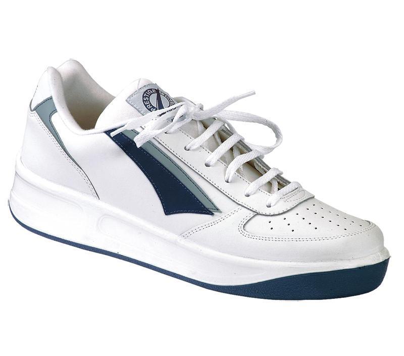 CXS obuv polobotka PRESTIGE, kožená, bílá vel. 48