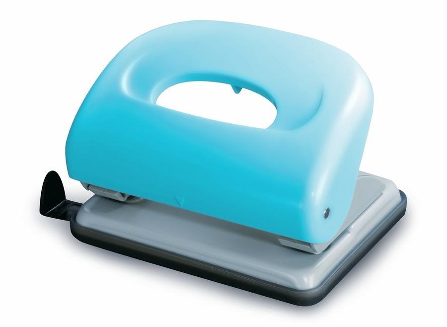 Kw-trio děrovač Dolphin na 16 listů modrý
