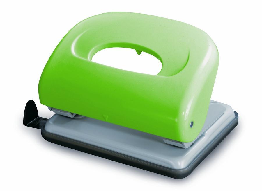 Kw-trio děrovač Dolphin na 16 listů zelený