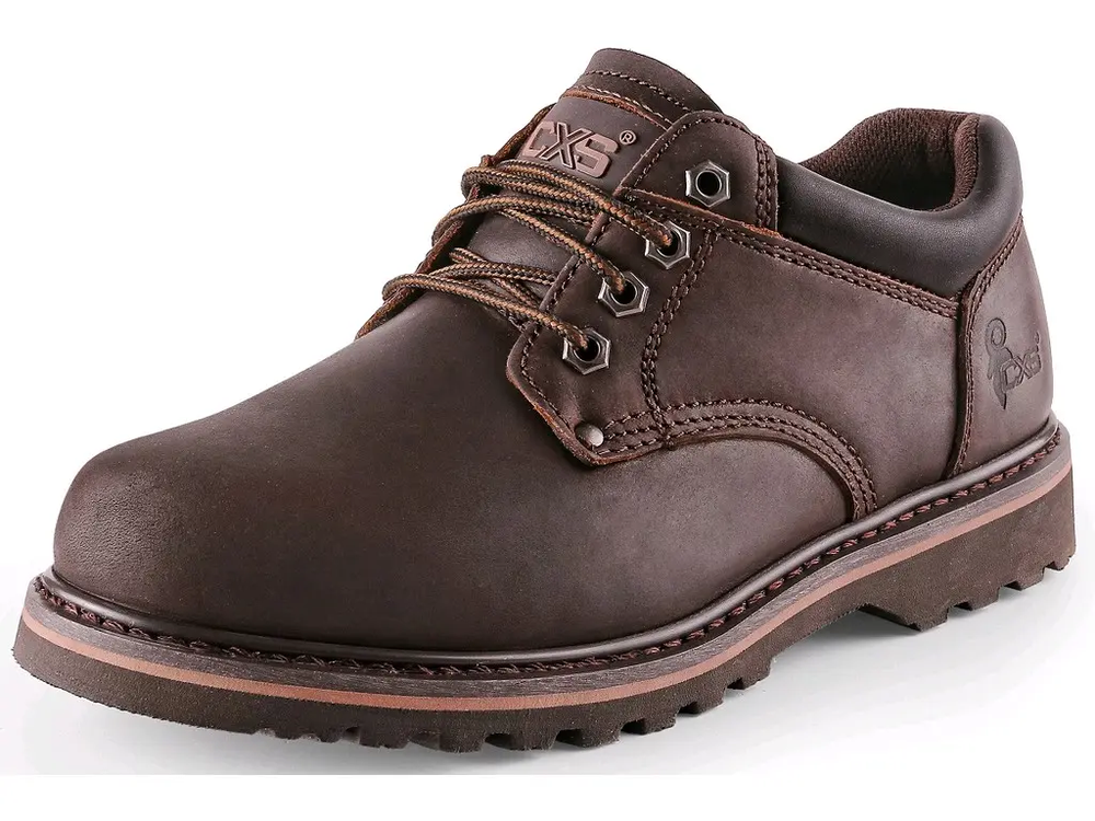 CXS obuv polobotka ROAD MADISON, kožená, hnědá vel. 43