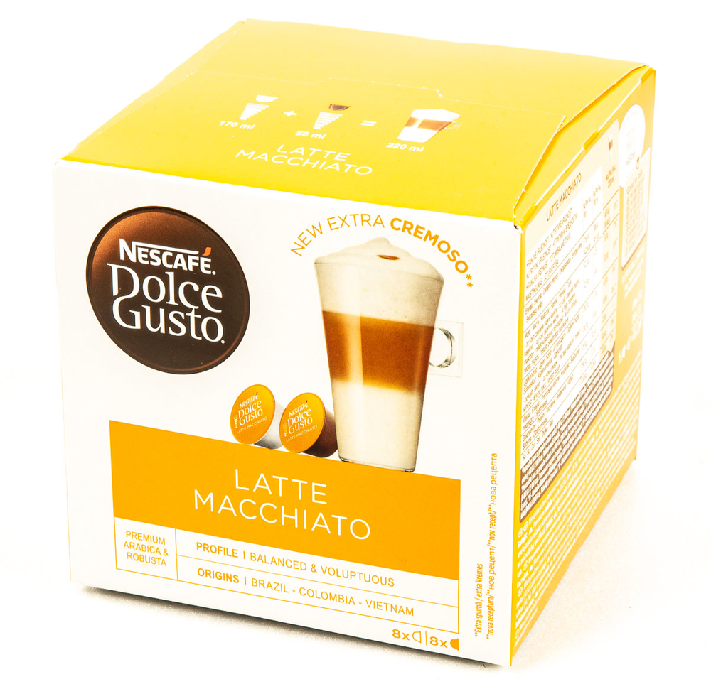 Káva Dolce Gusto Latte macchiato kapsle / 16 ks