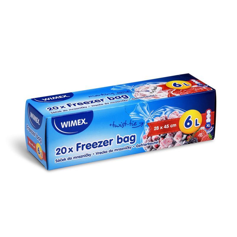 Sáček zamrazovací LDPE 6L 28 x 45cm/ 20ks