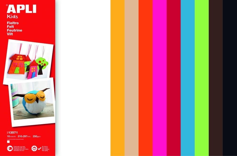 Apli filc 210x297 mm mix barev/10 listů