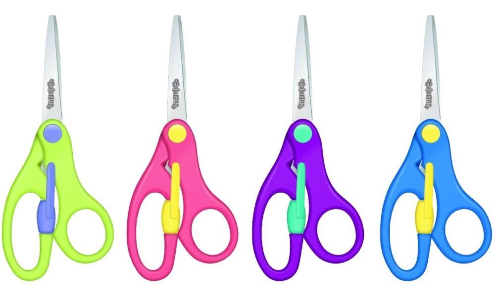 Colorino nůžky dětské se zarážkou 14 cm, blistr