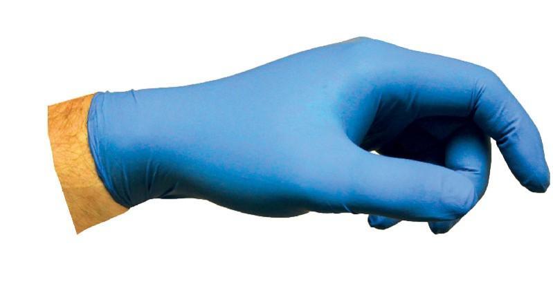 CXS rukavice VERSATOUCH, jednorázové, nitrilové, nepudřené, modré / 100 ks nepudřené vel. 10