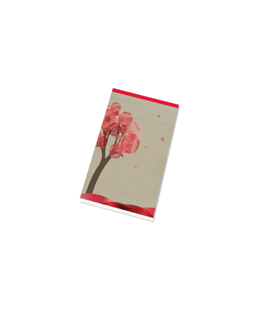 PAPÍRNY BRNO blok poznámkový šitý Ecology A6 linkovaný, 50 listů