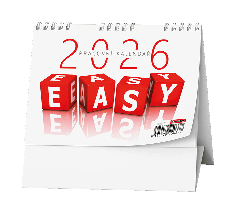 Baloušek Tisk kalendář stolní pracovní Easy