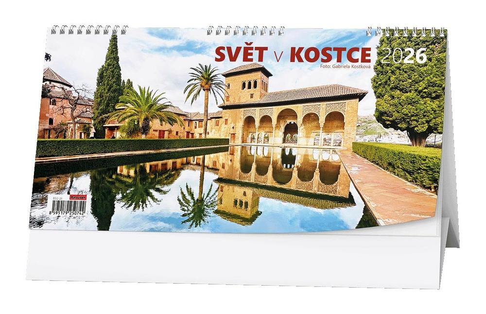 Baloušek Tisk kalendář stolní žánr. 14 dní Svět v kostce