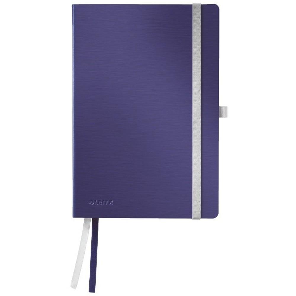 Leitz zápisník Style A5 měkké desky linkovaný titanově modrý