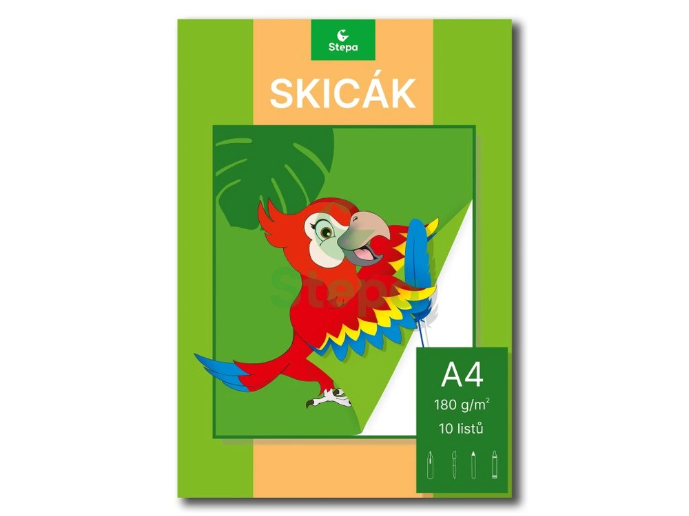Skicák A4 10 listů