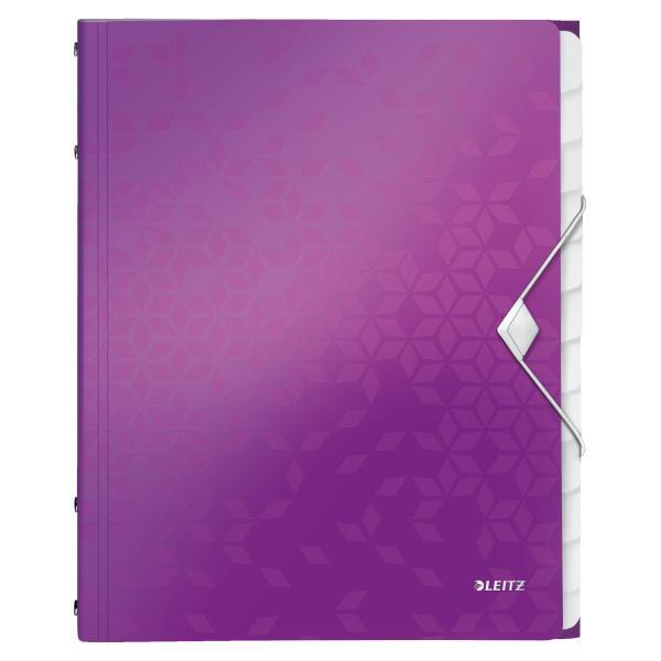 Leitz rozdružovací kniha WOW 12ti dílná purpurová