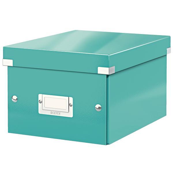 Leitz krabice CLICK & STORE WOW malá archivační, ledově modrá