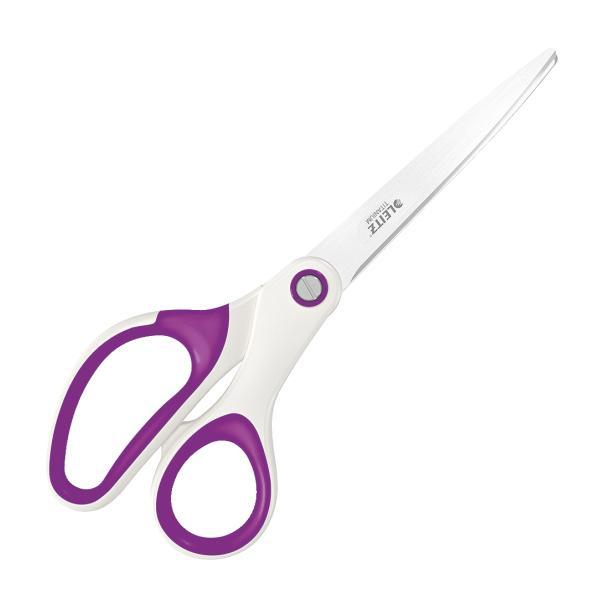 Leitz nůžky titanové WOW 20,5 cm bílé/purpurové