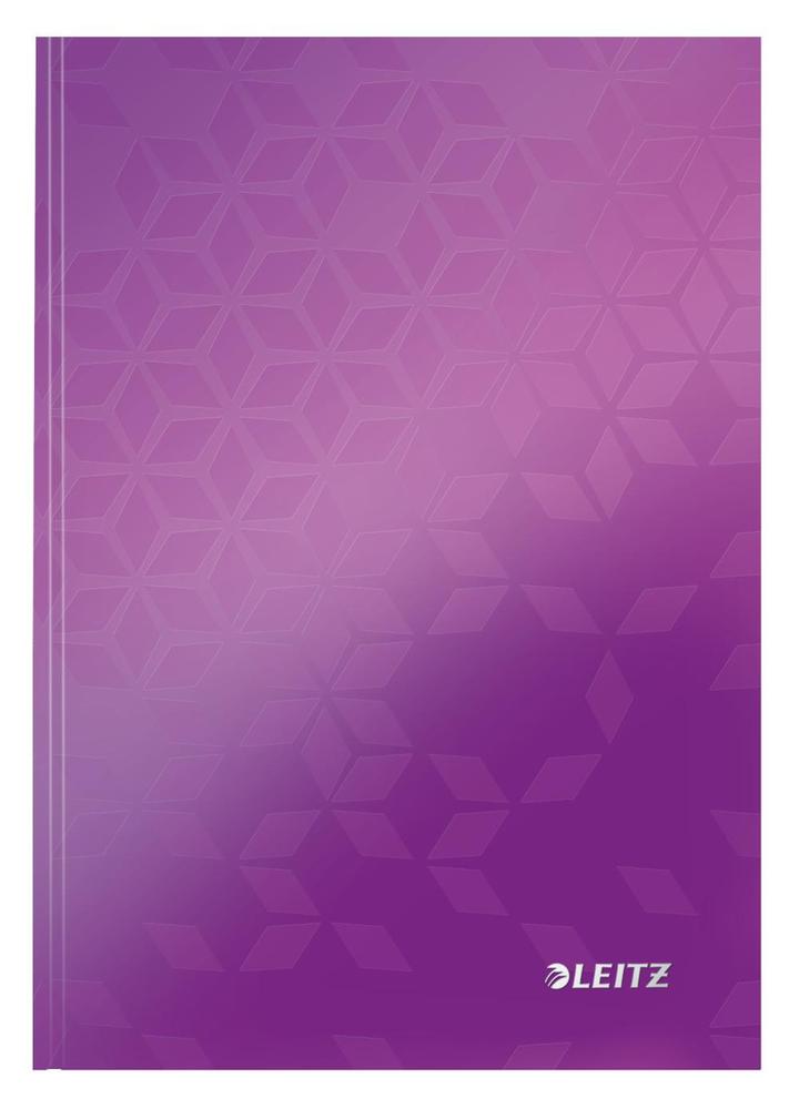 Leitz zápisník WOW A5 čtverečkovaný purpurový