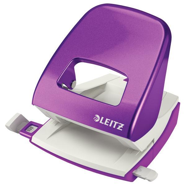 Leitz děrovač NeXXt 5008 WOW purpurový