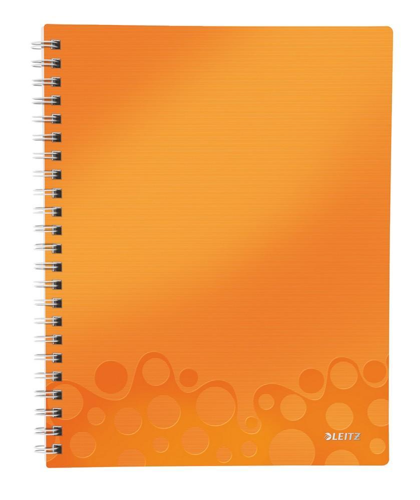 Leitz blok organizační WOW A4 čtverečkovaný oranžový