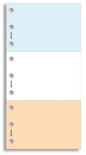 Filofax náhradní náplň do diáře Osobní 3 barevné poznámkové bločky