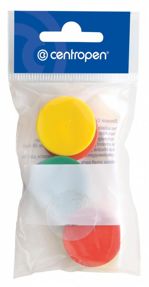 Centropen magnety 9795/6 pr. 30 mm / 6 ks, mix barev