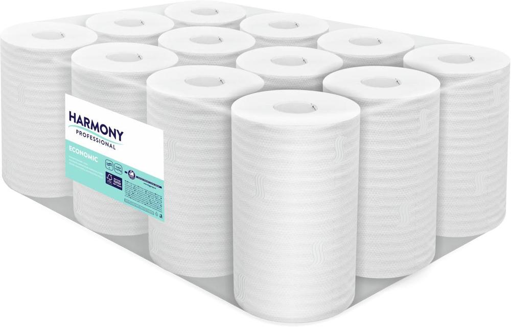 Ručník v roli Harmony Professional 2-vrstvý, 20 cm/55 m/ 1 ks MIDI recykl