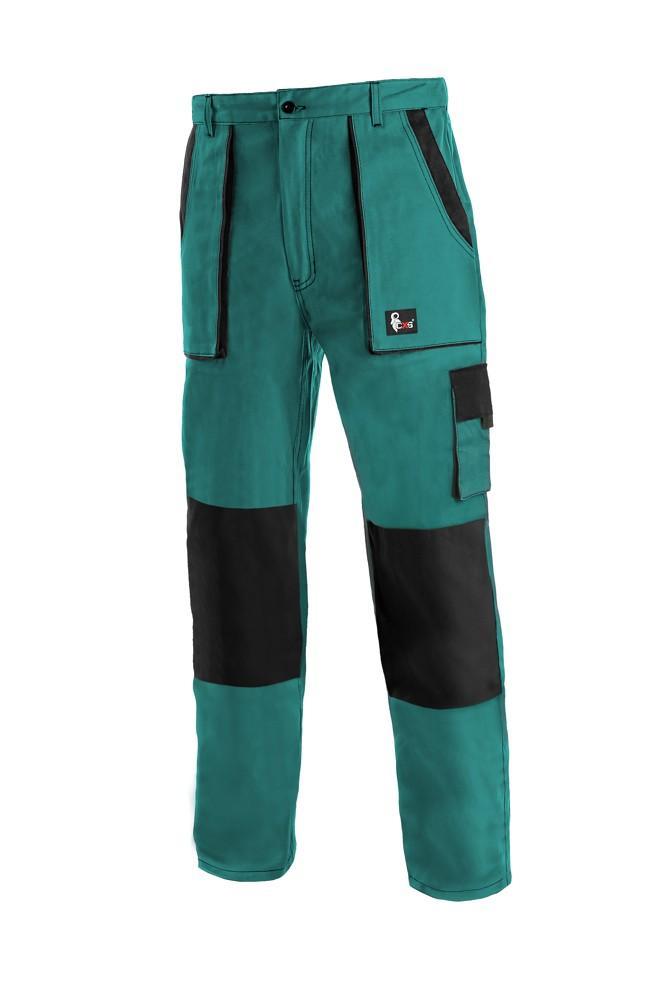 CXS kalhoty LUXY JOSEF, pánské, prodloužené, zeleno-černé vel. 60-62