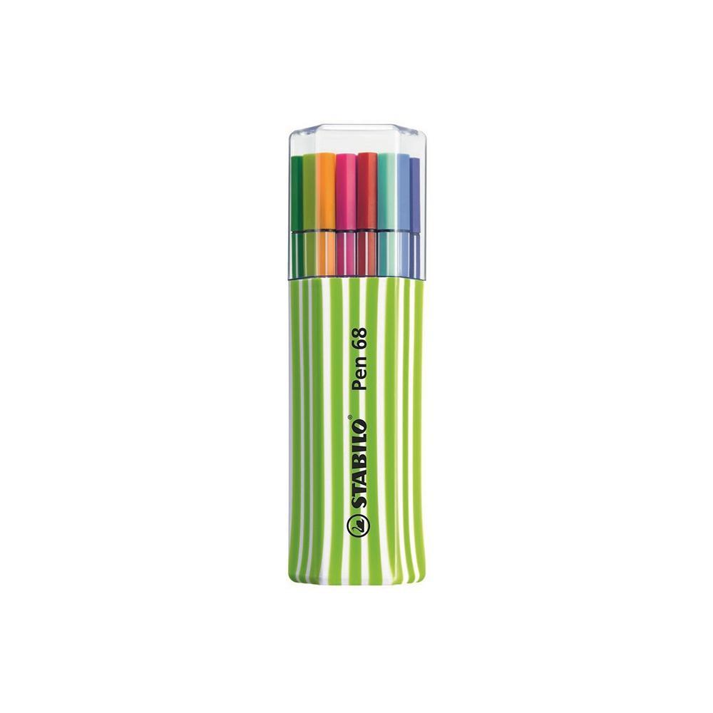 Prémiový vláknový fix STABILO Pen 68 15 barev