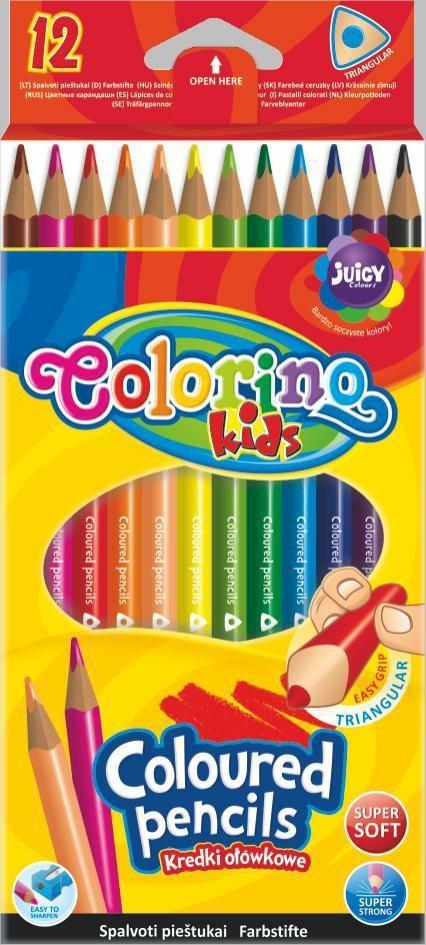 Colorino pastelky trojhranné 12 ks