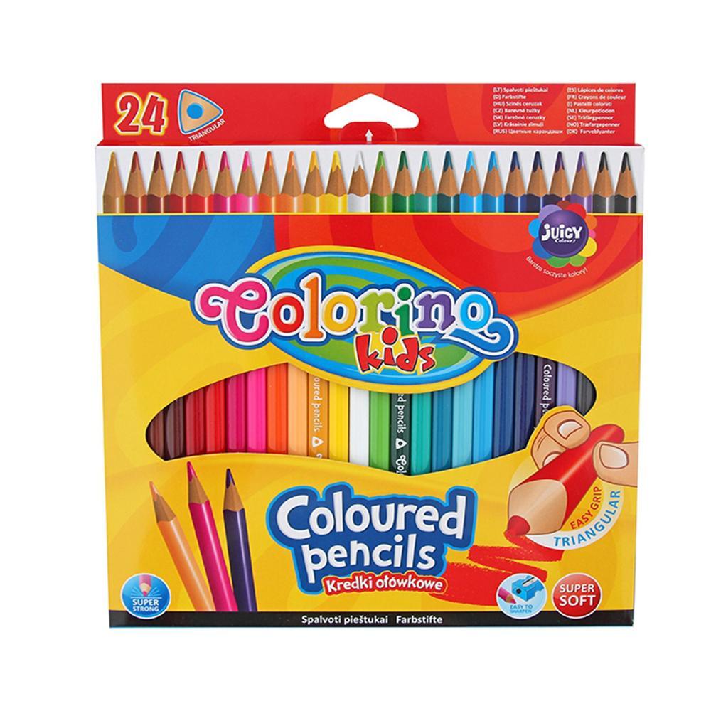 Colorino pastelky trojhranné 24 ks