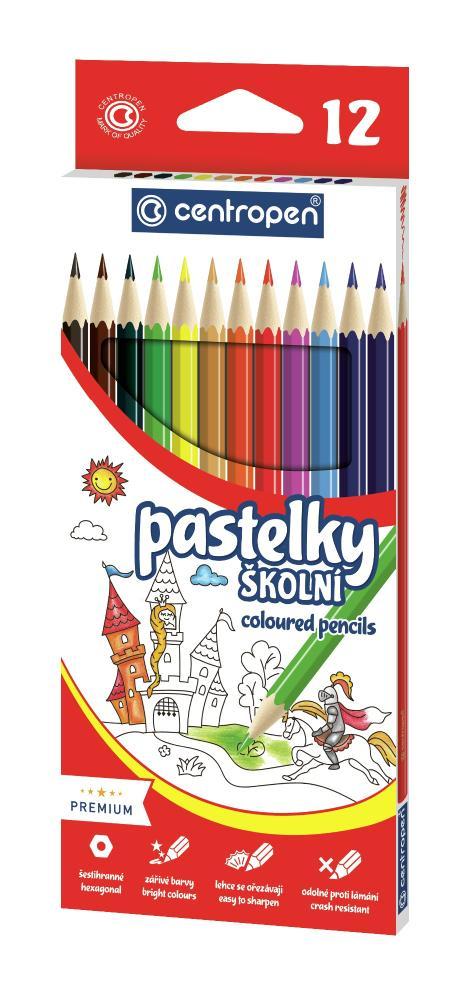 Centropen pastelky 9520 šestihranné 12 ks