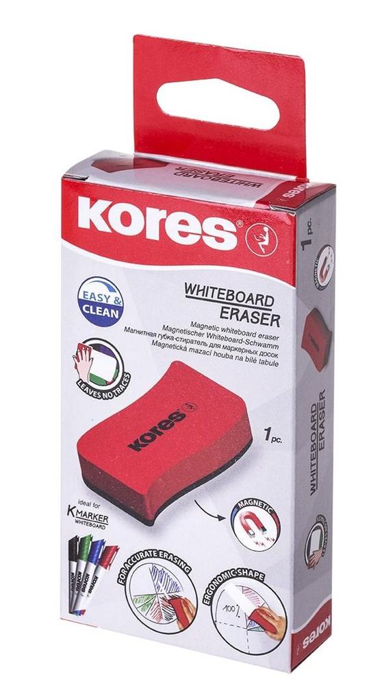 Kores houba stírací magnetická červená