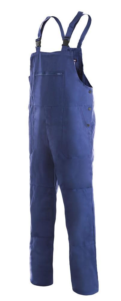 CXS kalhoty KLASIK FRANTA, pánské, s laclem, modré vel. 56
