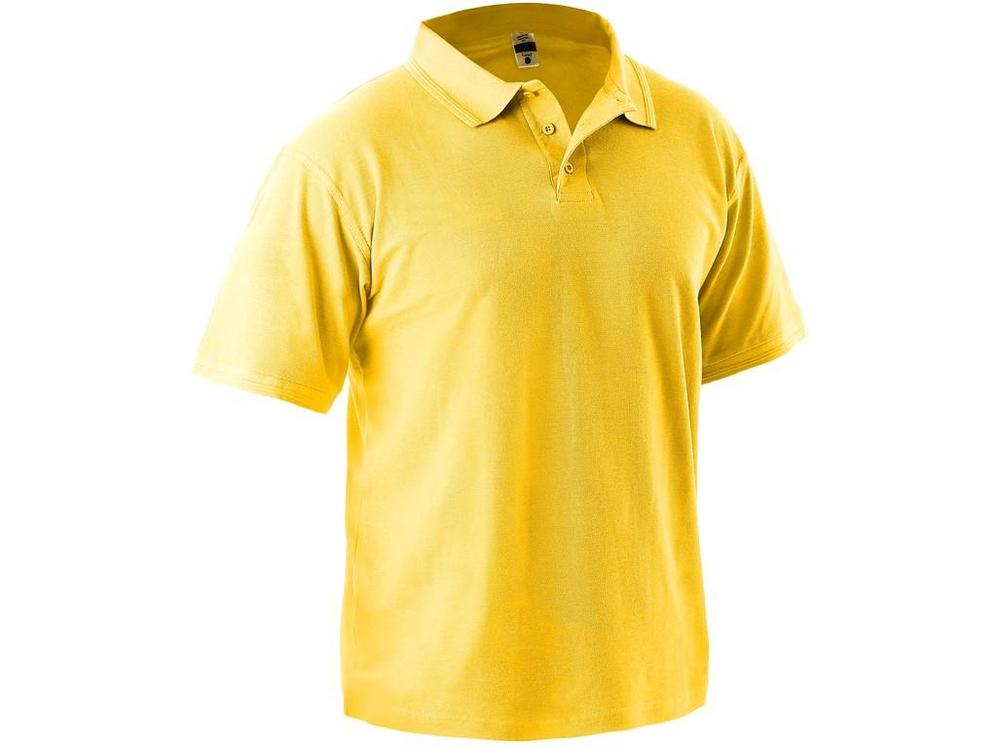 CXS polokošile MICHAEL, pánská, krátký rukáv, žlutá vel. 3XL