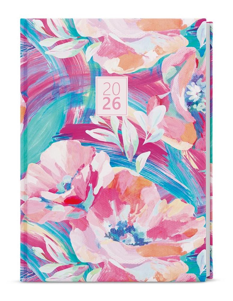 Baloušek Tisk diář denní David Lamino A5 Růžový