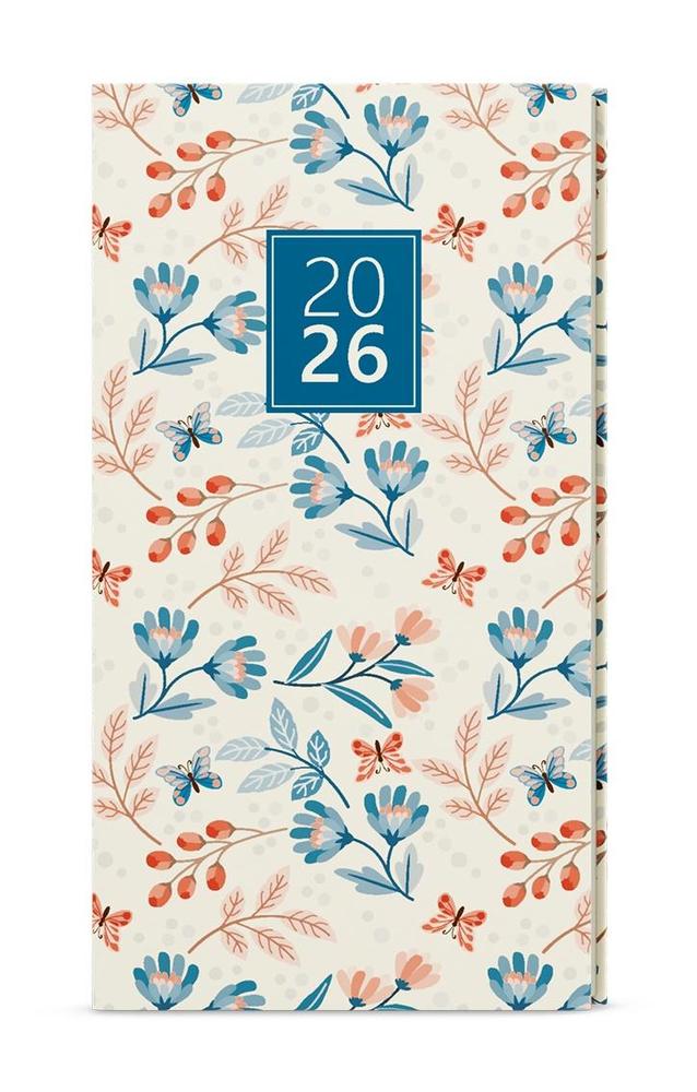 Baloušek Tisk diář týdenní Jakub Lamino kapesní Motýli