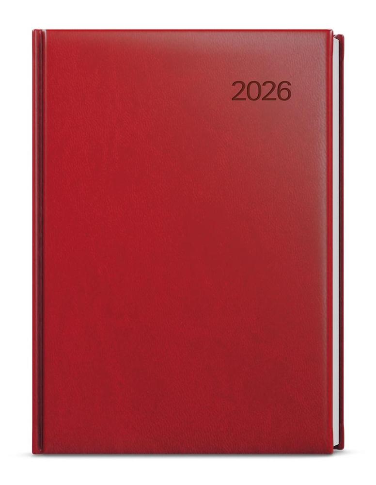 Baloušek Tisk diář denní Adam Vivella B6 bordó