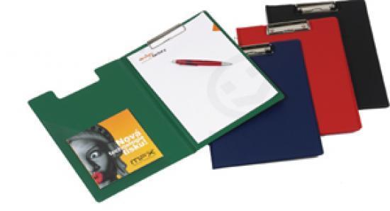 KARTON P+P podložka na psaní uzavíratelná A4 s klipem imitace kůže mix