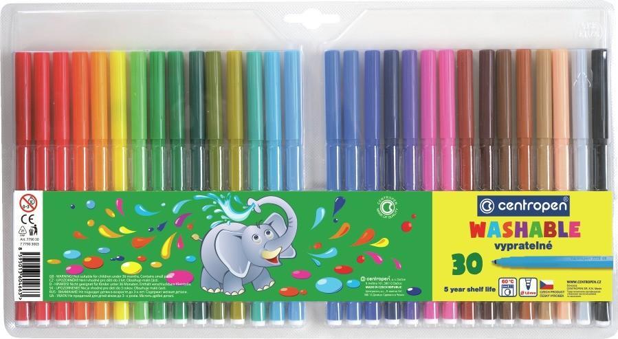 Centropen popisovač 7790 sada 30 barev